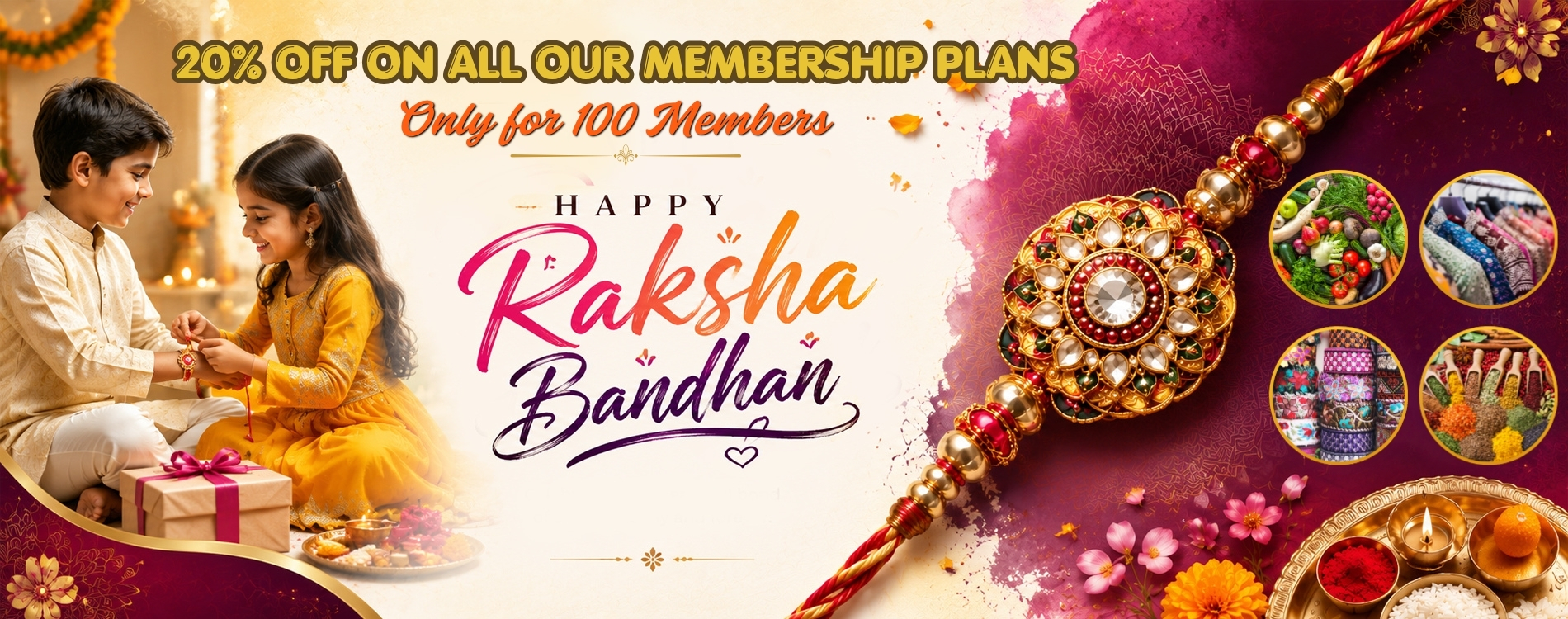 Raksha Bandhan Banner