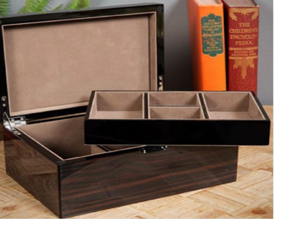 Wooden jewellery box