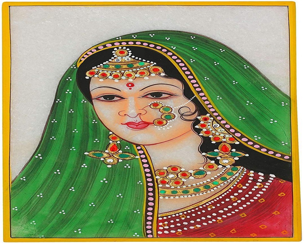 Beautiful Meenakari Painting