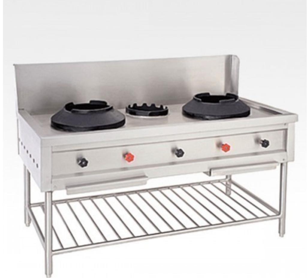 Three Burner Chinese Range