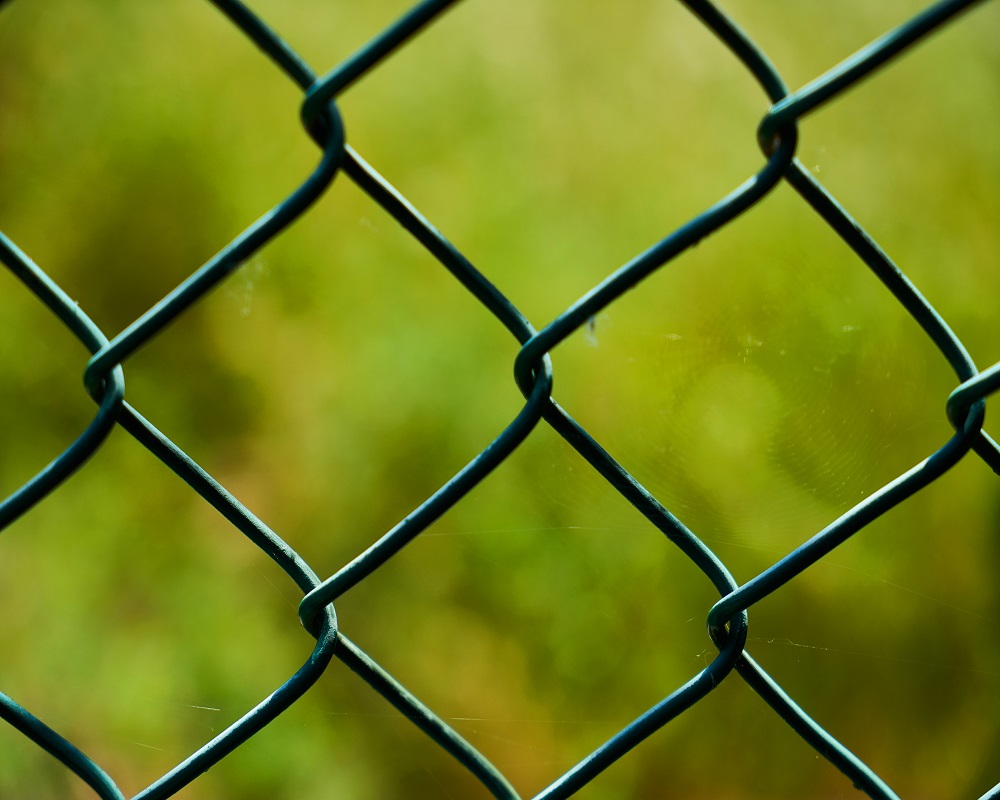 Close up Wire fence