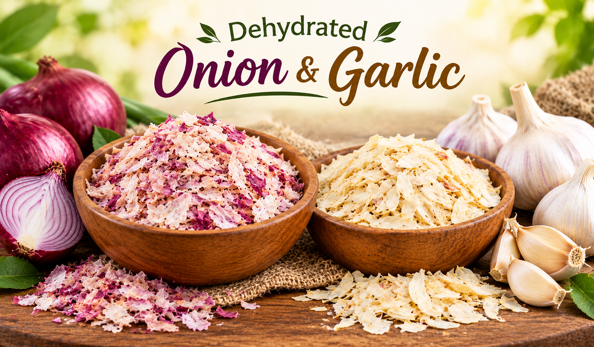 Dehydrated Onion And Garlic