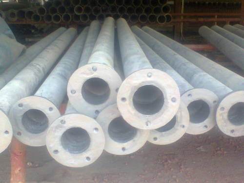 Cast iron pipe with flanged