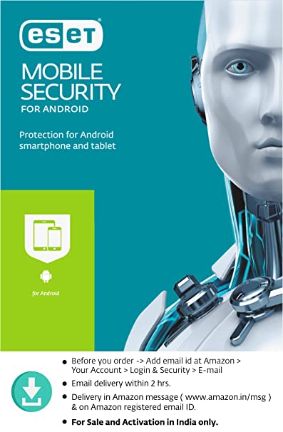 Eset Mobile Security for Android Latest Version - 1 Device, 1 Year (Email Delivery in 2 Hours - No CD)
