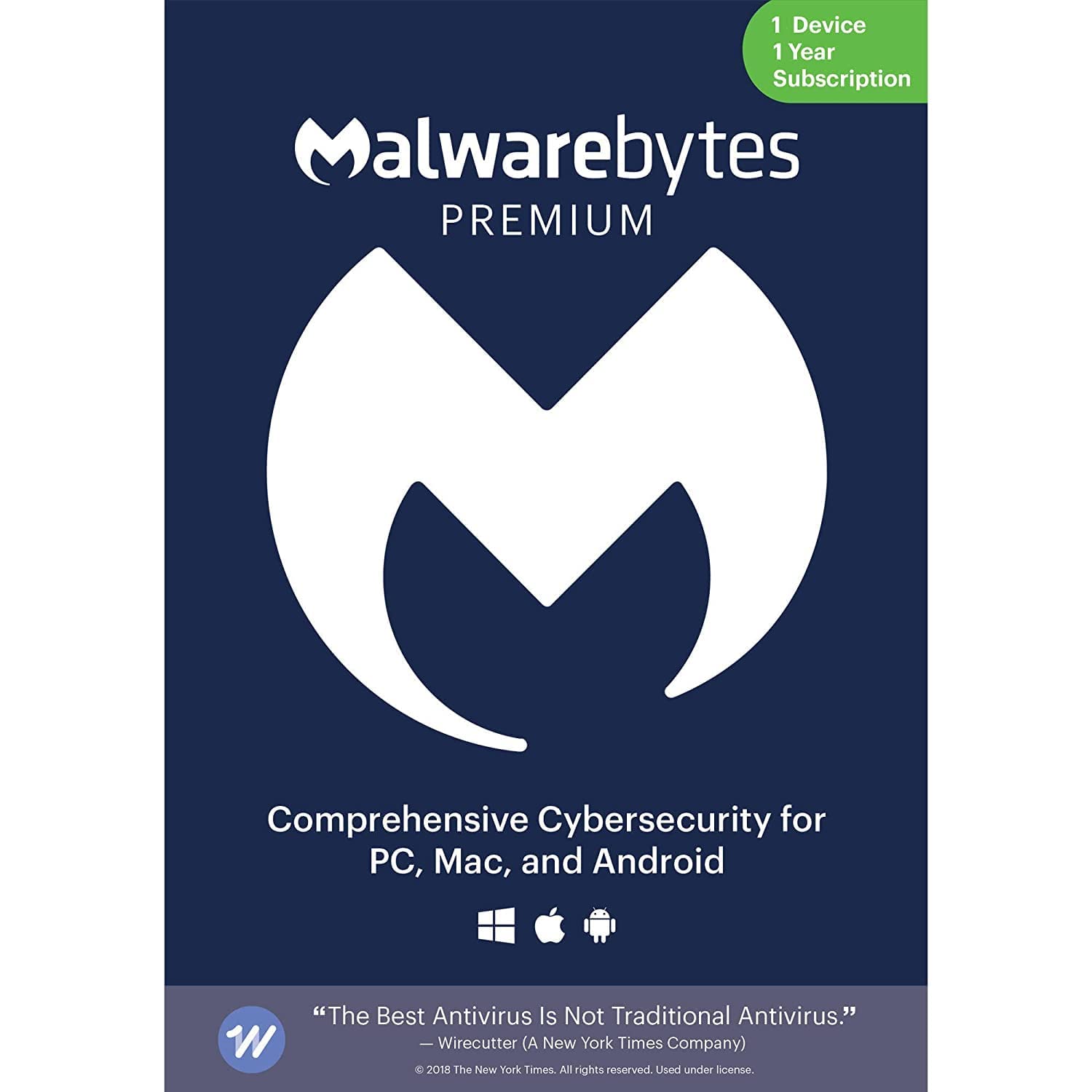 Malwarebyte Premium | Antivirus, Internet Security & Browser Protection | 1PC/1Year | Email Delivery