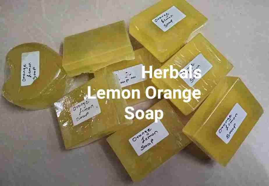 Herbals lemon orange soap