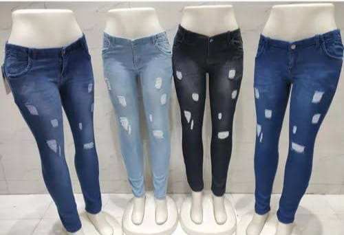 Ladies ruff jeans