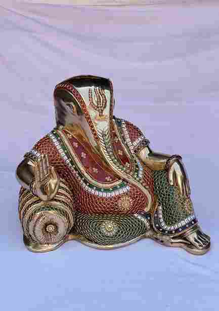 Brass Ganesh God  Statue