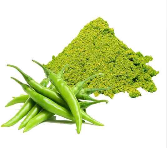 Green chilli powder