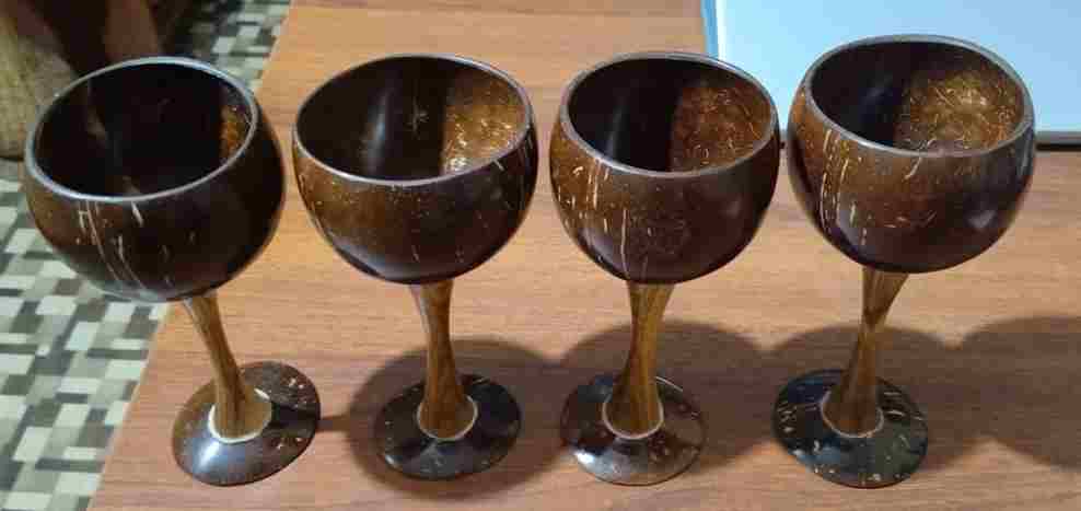 Wooden Wine Glass