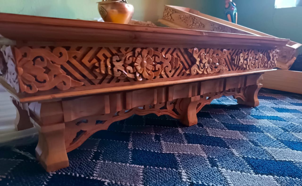 Buddhist-Tibetan Wooden Choksi - Wooden Dragon Table
