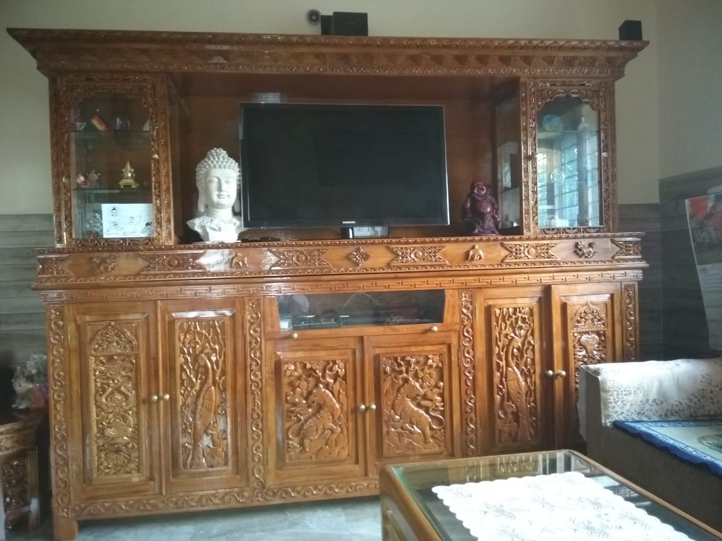 Buddhist-Tibetan Wooden Susum-Chakam