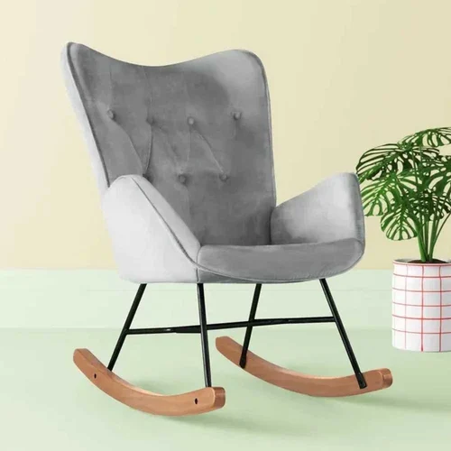 Grey Rocking Sofa Chair
