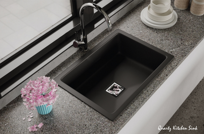 Single Bowl with Drain Bord Nano Gold