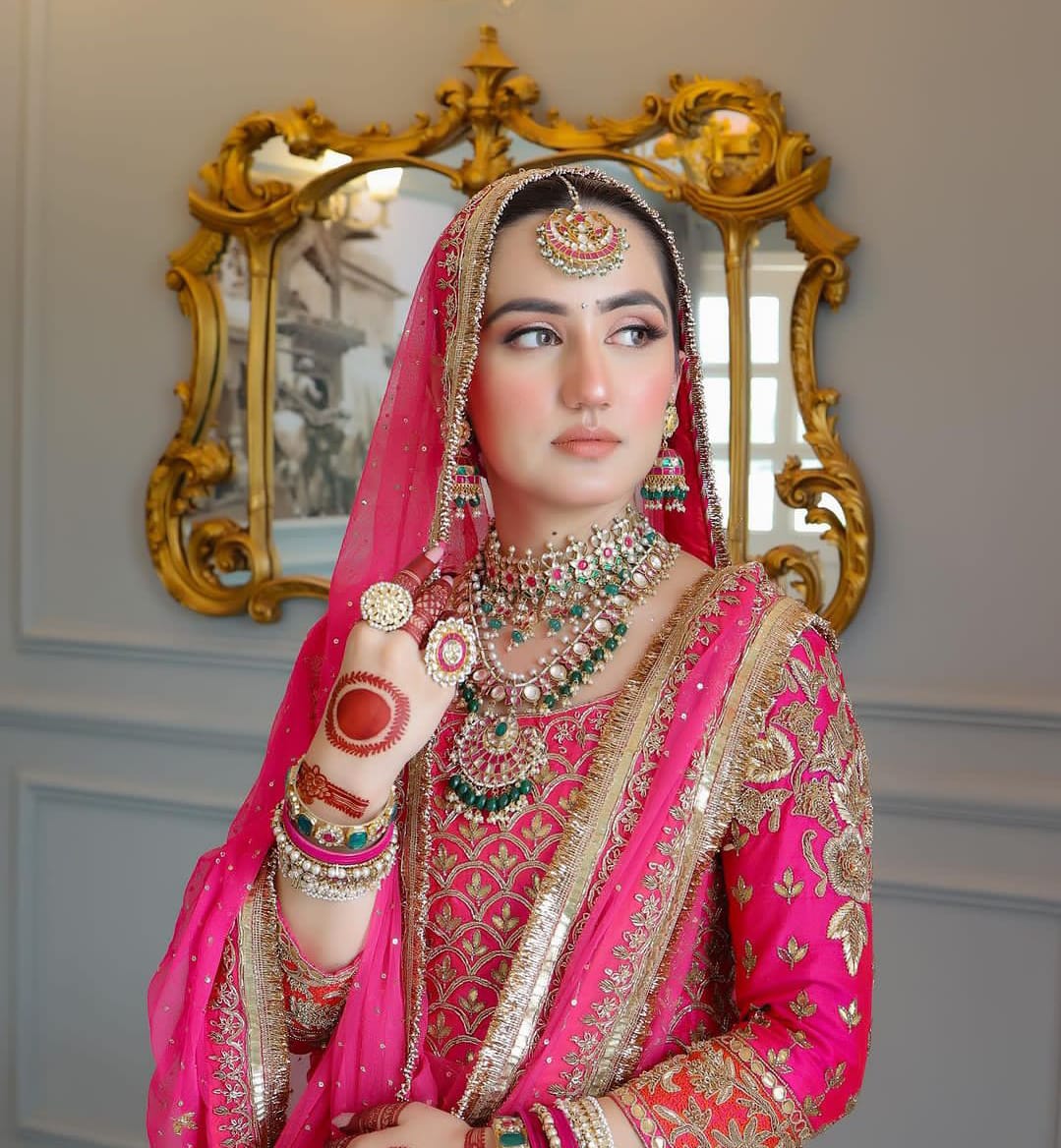 Bridal Pachi Choker and Long Necklace 