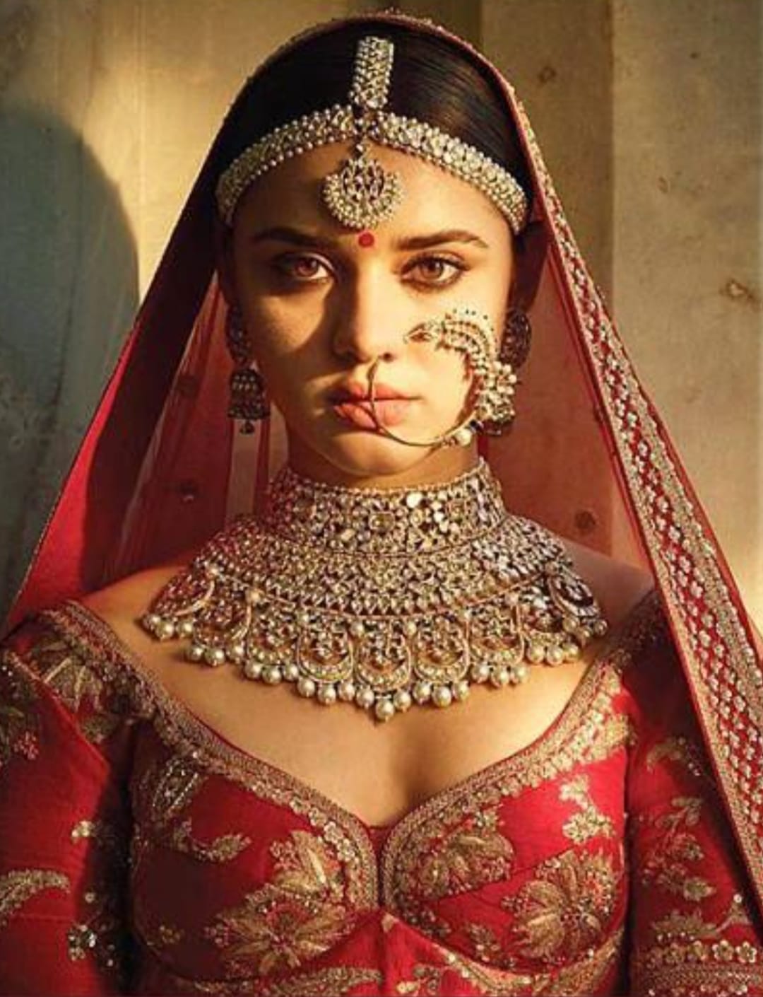 Traditional Bridal Pearl And Pachi Necklace 