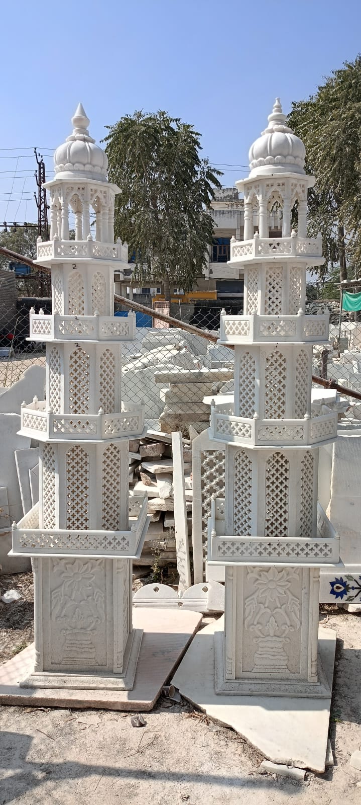 Marble Masjid Minar