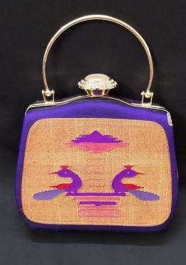 Paithani pure silk clutch