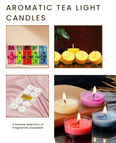 AROMATIC TEA LIGHT CANDLES