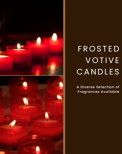 FROSTED VOTIVE CANDLES