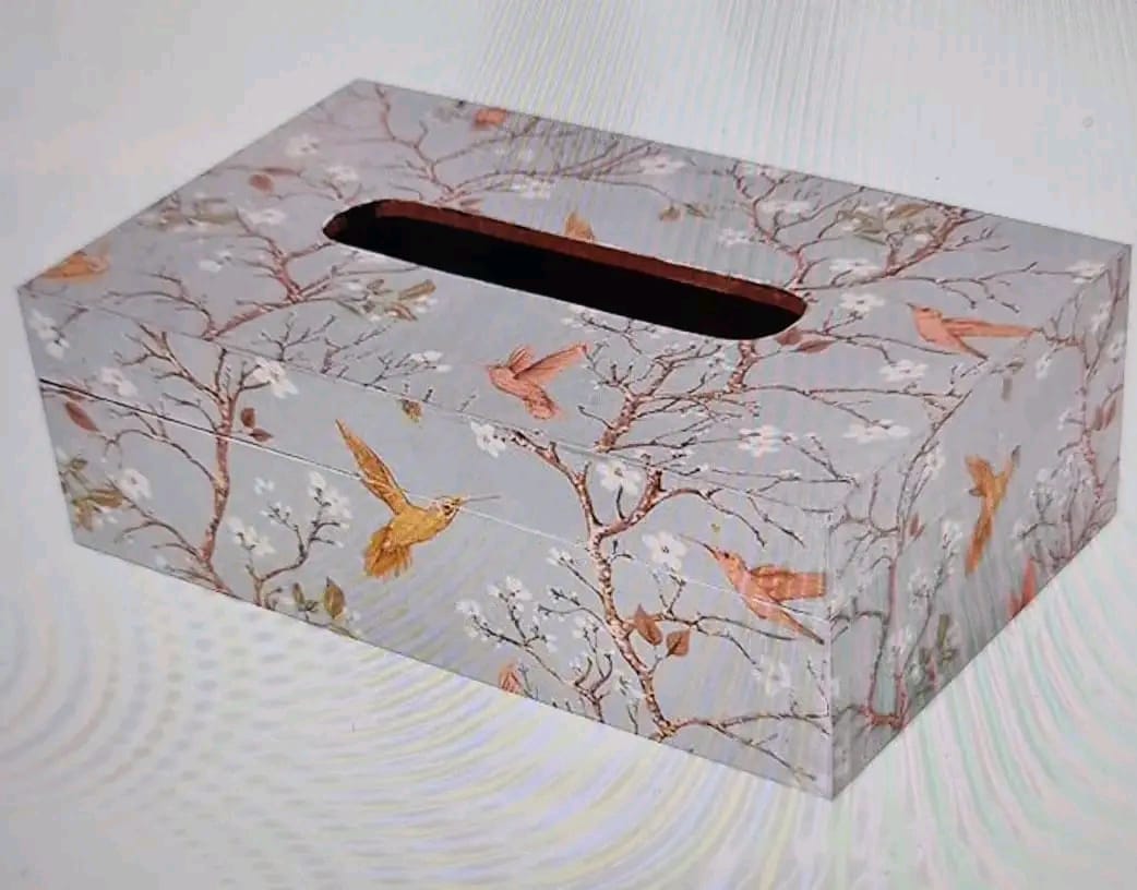 Wooden Tissue Box