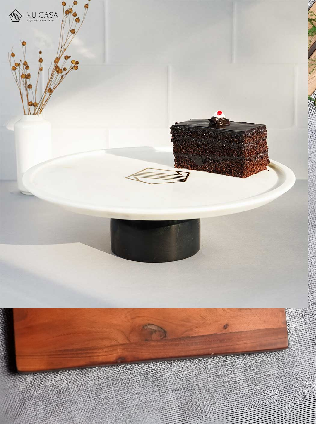 Marble Cake Stand 