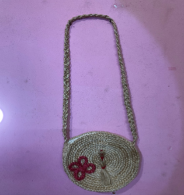 Handwoven Jute Women Handbag