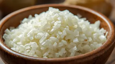 White onion minced