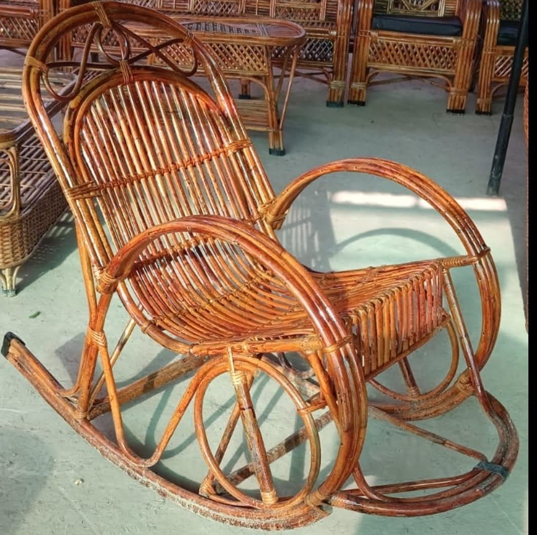 Cane rocking chair
