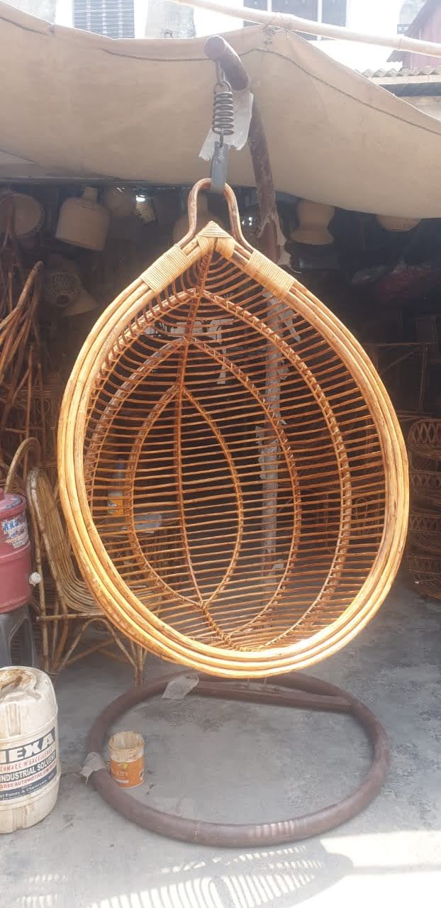 Cane swing chair